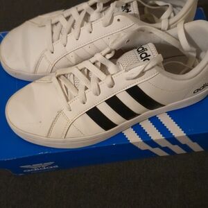 Adidas White Running Shoes Mens 8